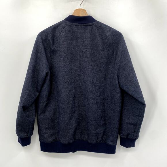 Faguo blue wool blend full zip jacket - Picture 4 of 6